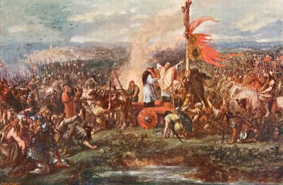 The Battle of the Standard, aka the Battle of Northallerton, 22 August 1138 by John Gilbert